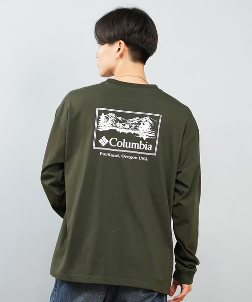tシャツ 「限定」columbia/コロンビア ユニセックス SUNRISE EDGE GRAPHIC LS T ロンT/長袖Tシャツ バックプリント | Columbia | 19