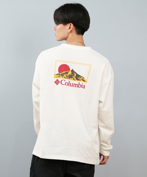 tシャツ 「限定」columbia/コロンビア ユニセックス SUNRISE EDGE GRAPHIC LS T ロンT/長袖Tシャツ バックプリント | Columbia | 25