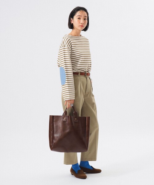 BEAMS BOY（ビームス ボーイ） トートバッグ ハンド レザー バッグ