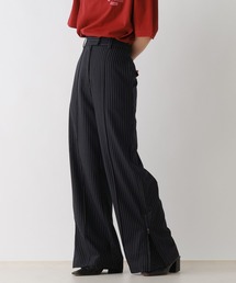 スラックス パンツ TRサイドZIPストレートスラックス レディース｜ZOZOTOWN Yahoo!店