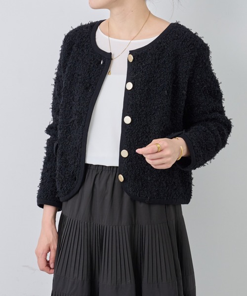 BEARDSLEY（ビアズリー） カーディガン ニットチュールジャケット