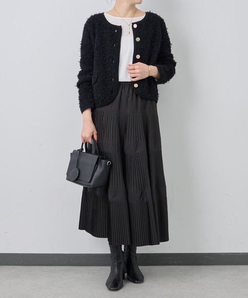 BEARDSLEY（ビアズリー） カーディガン ニットチュールジャケット