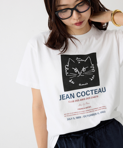 IENA tシャツ THE CULTURE CODE × Jean Cocteau 別注 CAT T