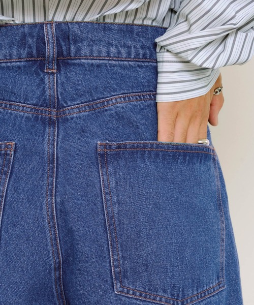 「MONO-MART」 加工デニムパンツ L ライトグレー メンズ