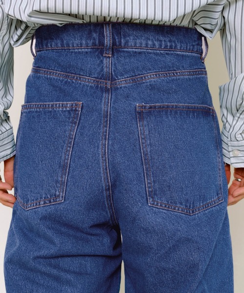 「MONO-MART」 加工デニムパンツ L ライトグレー メンズ