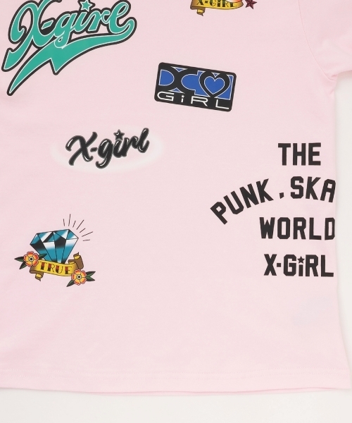 X-girl Stages（エックスガールステージス） tシャツ 「TBSドラマ