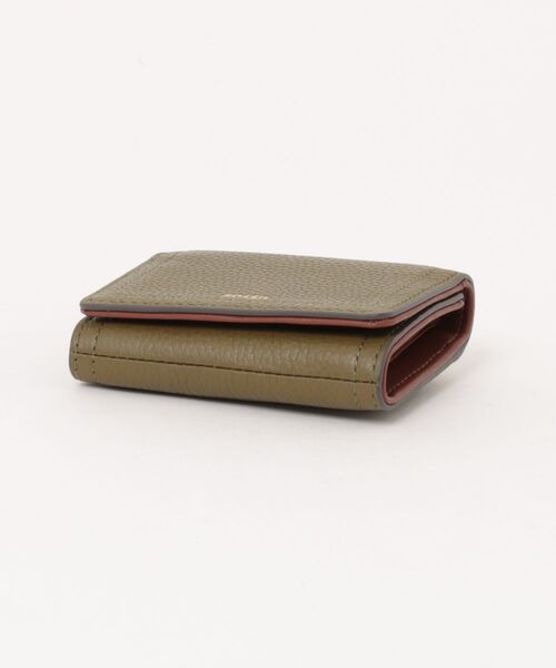 FOSSIL（フォッシル） 財布 三つ折り財布 レディース レザー グリーン