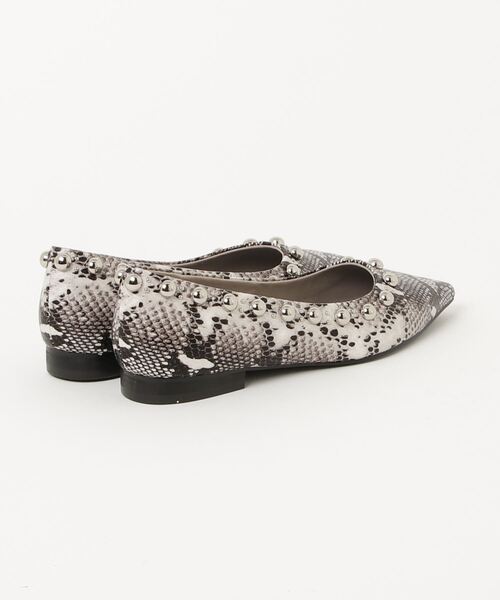 「SY UNITED ARROWS」 フラットパンプス 24cm シルバー レディース