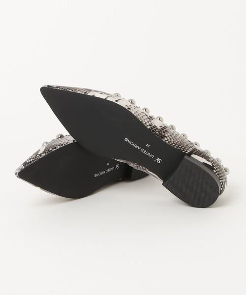 「SY UNITED ARROWS」 フラットパンプス 24cm シルバー レディース
