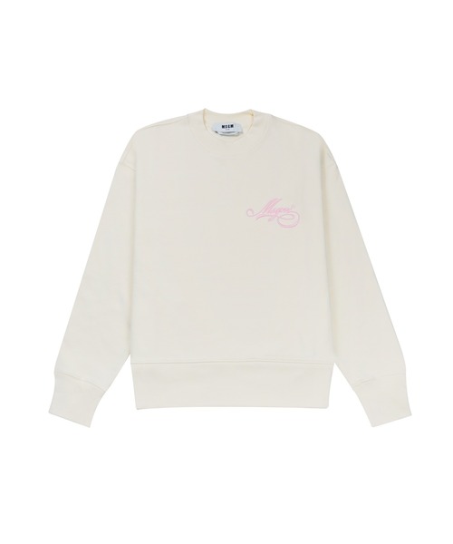 MSGM レディース　トレーナー MSGM（エムエスジーエム） トレーナー ロゴ ボックス スウェット