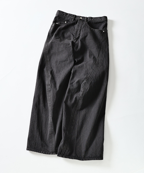 NVRFRGT（ネヴァーフォーゲット） ジーンズ 3D TWISTED WIDE LEG JEANS