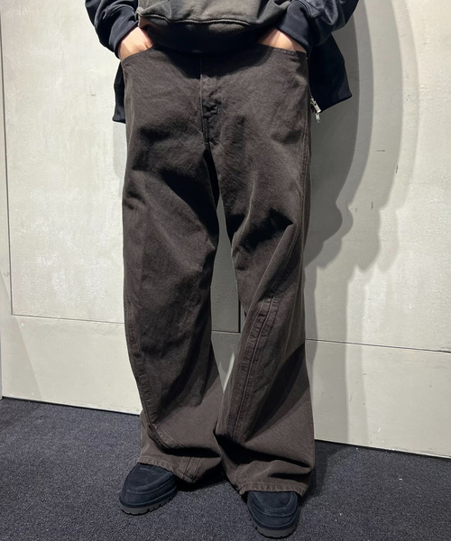 NVRFRGT（ネヴァーフォーゲット） ジーンズ 3D TWISTED WIDE LEG JEANS
