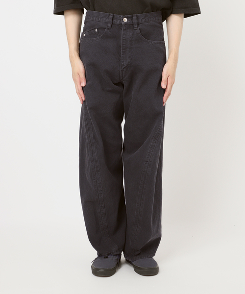 NVRFRGT（ネヴァーフォーゲット） ジーンズ 3D TWISTED WIDE LEG JEANS