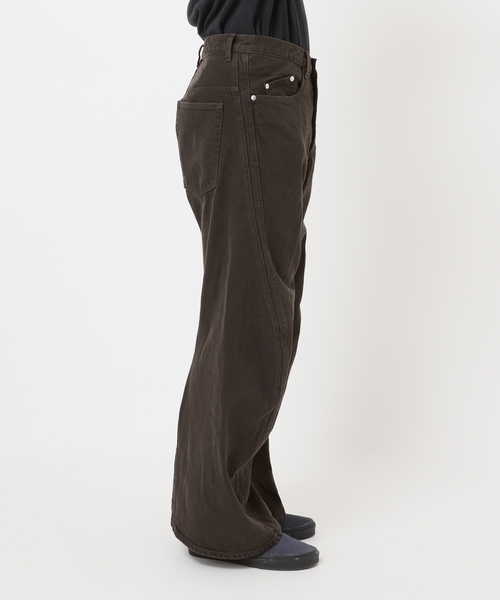 NVRFRGT（ネヴァーフォーゲット） ジーンズ 3D TWISTED WIDE LEG JEANS