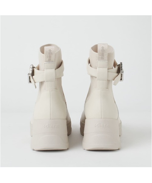 diana（プラスダイアナ） ブーツ 「軽量」クリスタルバックル ショート