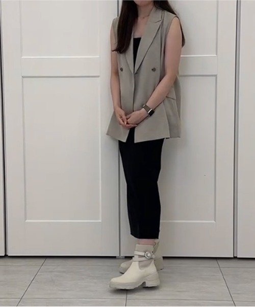 diana（プラスダイアナ） ブーツ 「軽量」クリスタルバックル ショート