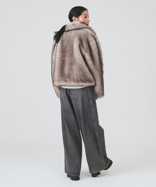 Ray BEAMS（レイ ビームス） ブルゾン アウター フェイクファー