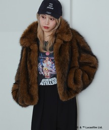 Ray BEAMS（レイ ビームス） ブルゾン アウター フェイクファー