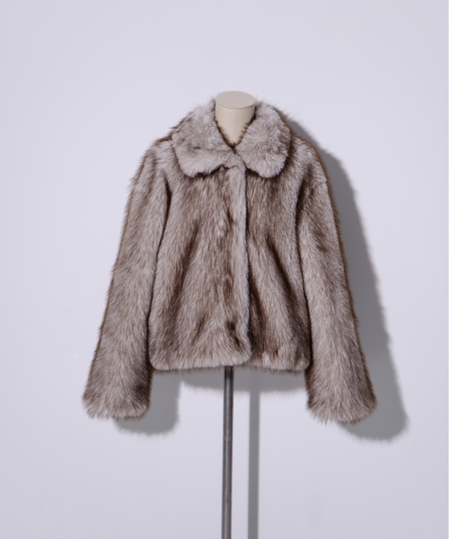 Ray BEAMS（レイ ビームス） ブルゾン アウター フェイクファー