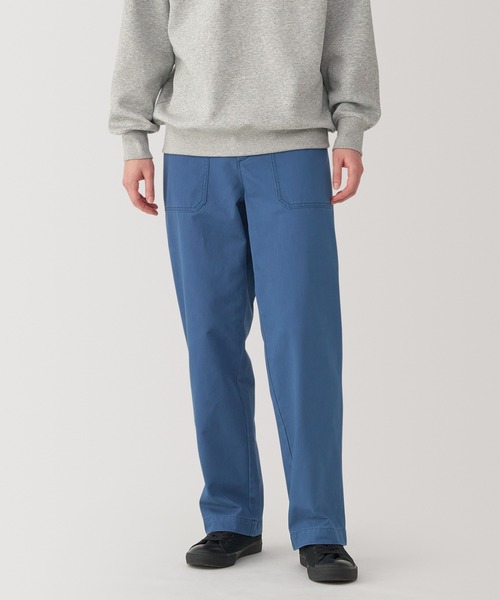 無印良品（MUJI） パンツ 73 ブルー メンズ : ZOZOTOWN Yahoo!店