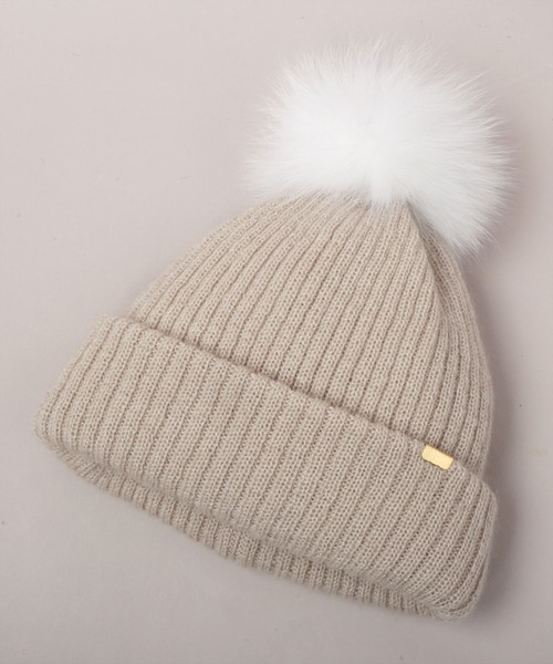 CA4LA（カシラ） ニット帽 ニットキャップ EX PLATINA FOX 7