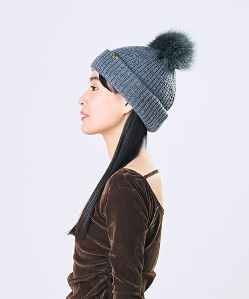 CA4LA（カシラ） ニット帽 ニットキャップ EX PLATINA FOX 7