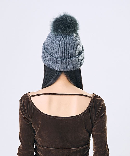 CA4LA（カシラ） ニット帽 ニットキャップ EX PLATINA FOX 7