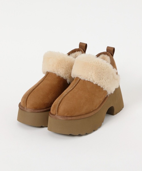 niko and…（ニコアンド） ブーツ オリジナルフェイクムートンヒール