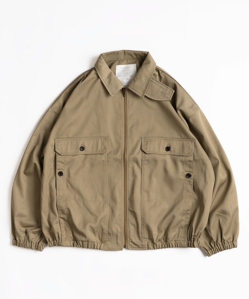 「MUHET」 ジップアップブルゾン X-LARGE チャコールグレー レディース_画像2