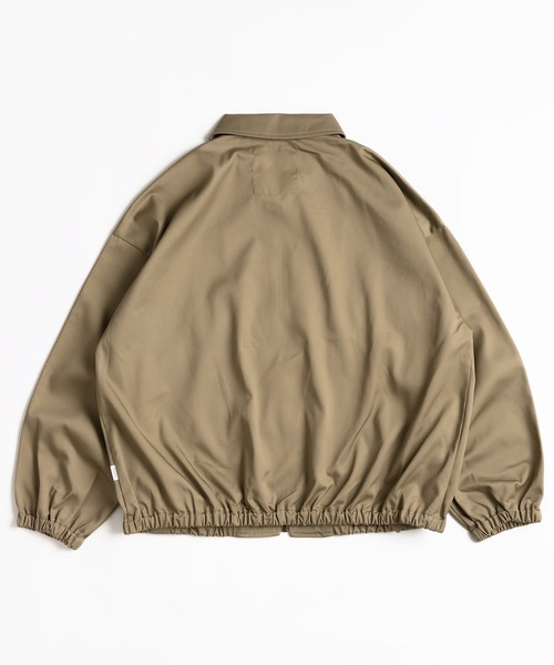 「MUHET」 ジップアップブルゾン X-LARGE チャコールグレー レディース_画像3