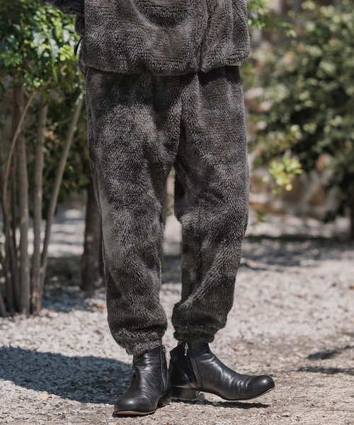 CAMBIO（カンビオ） パンツ mp14199-Monotone Marble Fake Fur Balloon