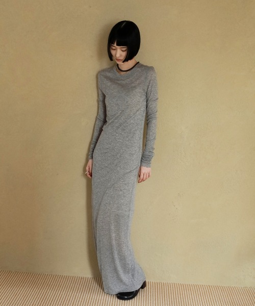 anuke（アンヌーク） ワンピース Sheer Rib Onepiece : ZOZOTOWN Yahoo