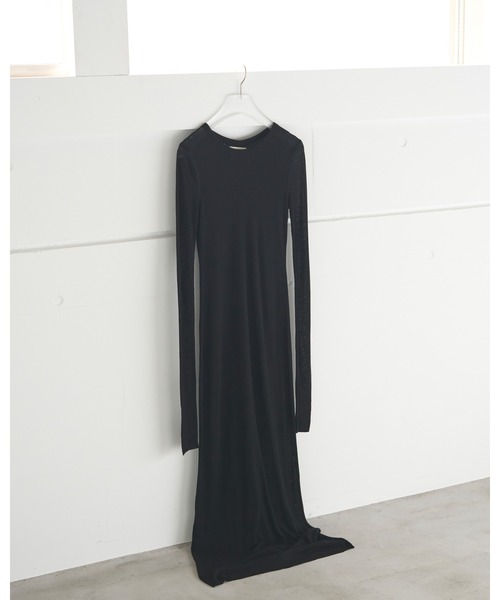 anuke（アンヌーク） ワンピース Sheer Rib Onepiece : ZOZOTOWN Yahoo