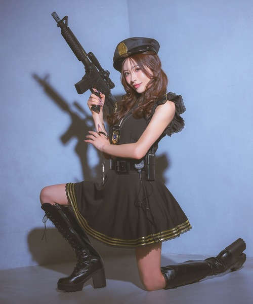 Tika（ティカ） コスプレ コスプレ 警官 セクシー ポリス 体型カバー