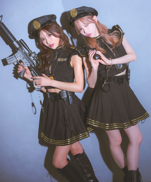 Tika（ティカ） コスプレ コスプレ 警官 セクシー ポリス 体型カバー