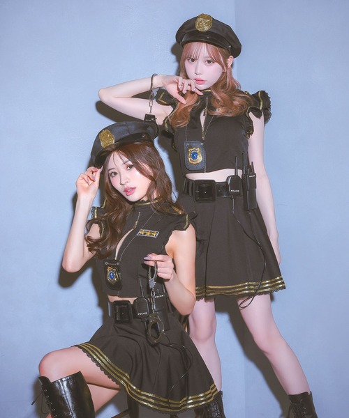 Tika（ティカ） コスプレ コスプレ 警官 セクシー ポリス 体型カバー
