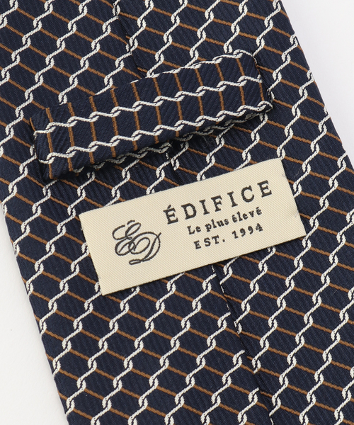 エディフィス（EDIFICE）/AX チェーンパターン タイ EDIFICE（エディフィス） ネクタイ AX チェーンパターン タイ