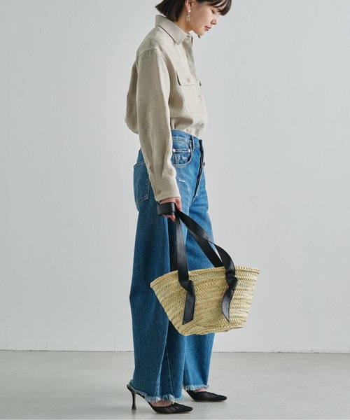 「Drawing Numbers」 長袖シャツ 38 ベージュ レディース_画像3