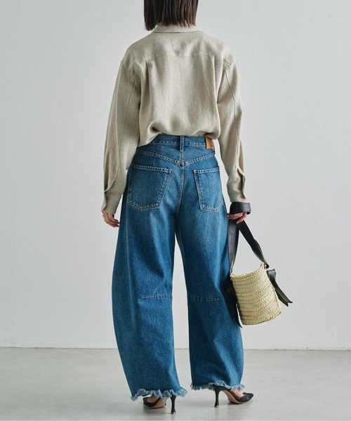 「Drawing Numbers」 長袖シャツ 38 ベージュ レディース_画像4