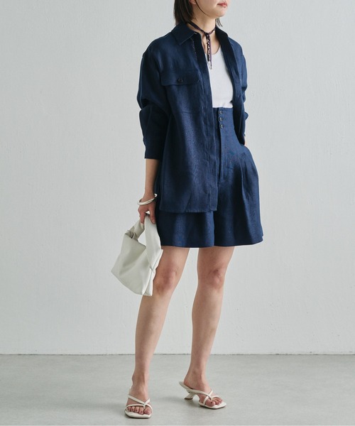 「Drawing Numbers」 長袖シャツ 38 ベージュ レディース_画像8