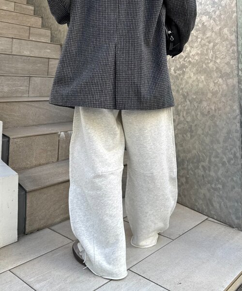 USA刺繍スウェットパンツ グレー 3 CIAOPANIC TYPY（チャオパニックティピー） スウェットパンツ ジャージ