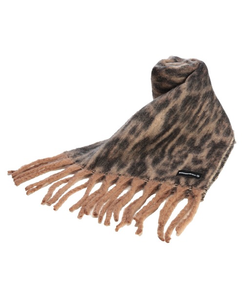 WOODENDOLL マフラー (ウッディンドール) レオパード シャギー