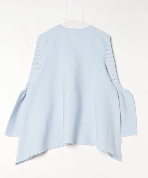 SOFT PORTRAIT LONG BELL SLEEVE TOP(1 LIGHT GREY): CFCL: WOMENS