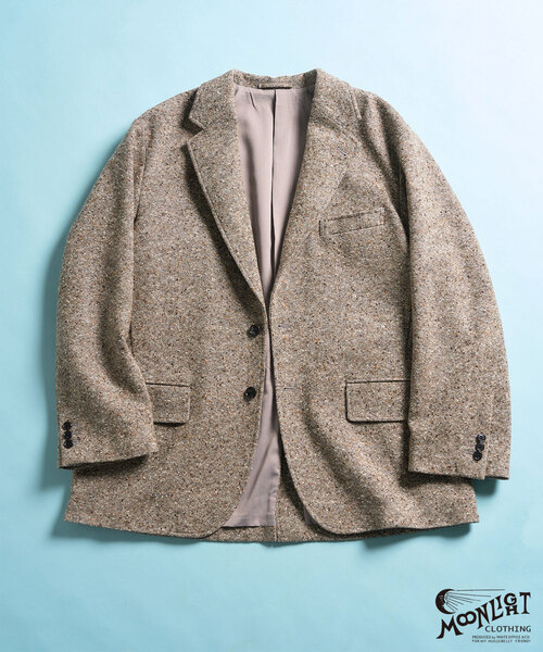 417 by EDIFICE(フォーワンセブンバイエディフィス) MOONLIGHT CLOTHING テーラードジャケット メンズ  36【中古】【ブランド古着バズストア】 417 EDIFICE（フォーワンセブンエディフィス） ジャケット テーラード