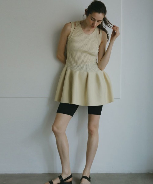 ETRE TOKYO（エトレトウキョウ） ノースリーブワンピース FREE