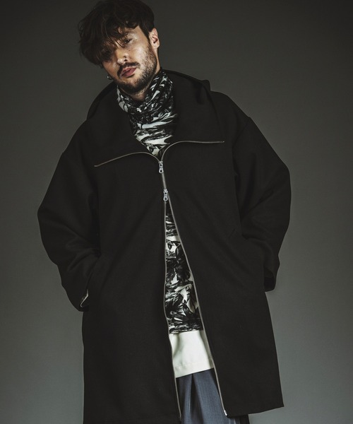NO ID.（ノーアイディー） ダッフルコート コート 「NO ID.」Hooded