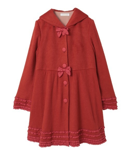 PINK HOUSE（ピンクハウス） カーディガン スムースシャギーフード付き