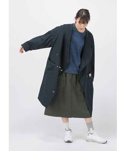 メルシーボークー　ノーカラーコート mercibeaucoup,（メルシーボークー） ノーカラーコート 0 グリーン