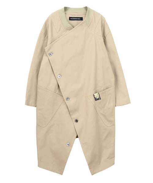 mercibeaucoup,（メルシーボークー） ノーカラーコート 0 グリーン