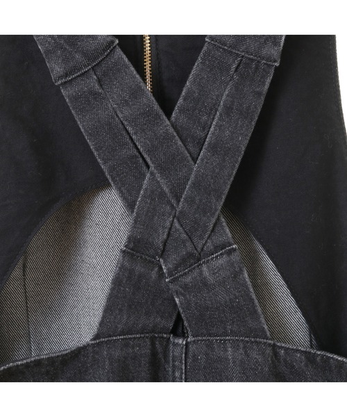 CURRENTAGE サロペット オーバーオール Low back style over overalls 